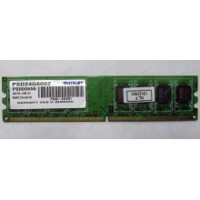 Модуль оперативной памяти 4Gb DDR2 Patriot PSD24G8002 pc-6400 (800MHz)  (Щёлковская)