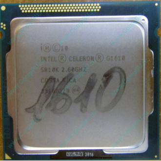 Процессор Intel Celeron G1610 (2x2.6GHz /L3 2048kb) SR10K s.1155 (Щёлковская)