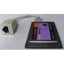 Сетевая карта для ноутбука 3COM Mehahertz 3CCFE574BT (PCMCIA) - Щёлковская
